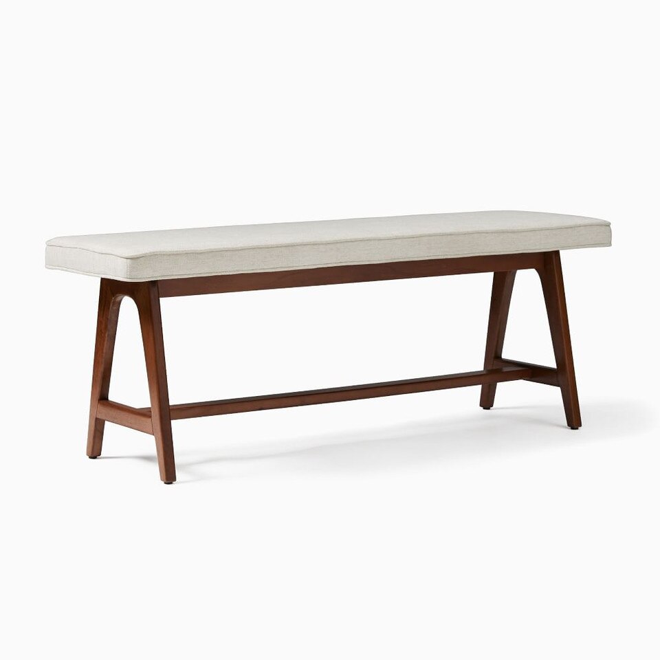MidCentury AFrame Dining Bench (132 cm) West Elm Australia